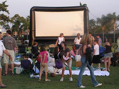 Big Inflatable Movie Screen Sarasota